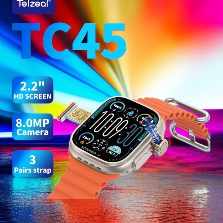 ساعت هوشمند سیمکارتخور telzeal مدل tc45