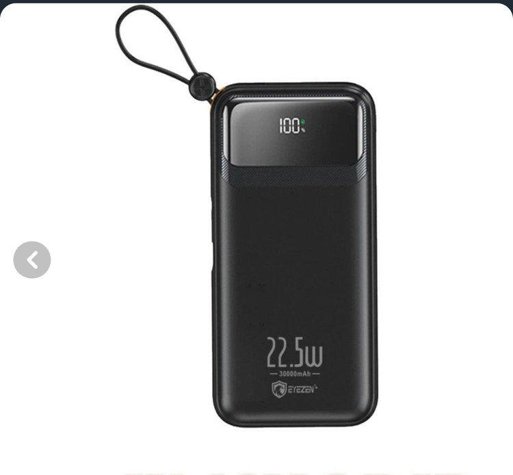 پاوربانک لوینو مدل N34با ظرفیت 20000 میلی آمپر ساعت