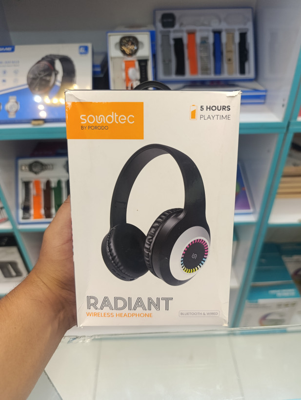 هدفون بی سیم پرودو اورجینال مدل Porodo Soundtec Radiant