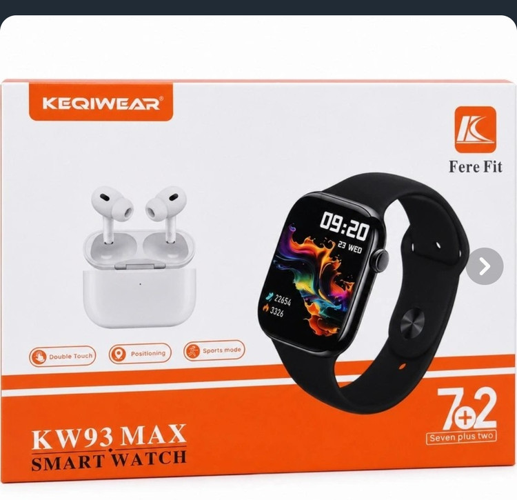 ساعت هوشمند 7 بند به همراه ایرپاد برند KEQIWERA KW93