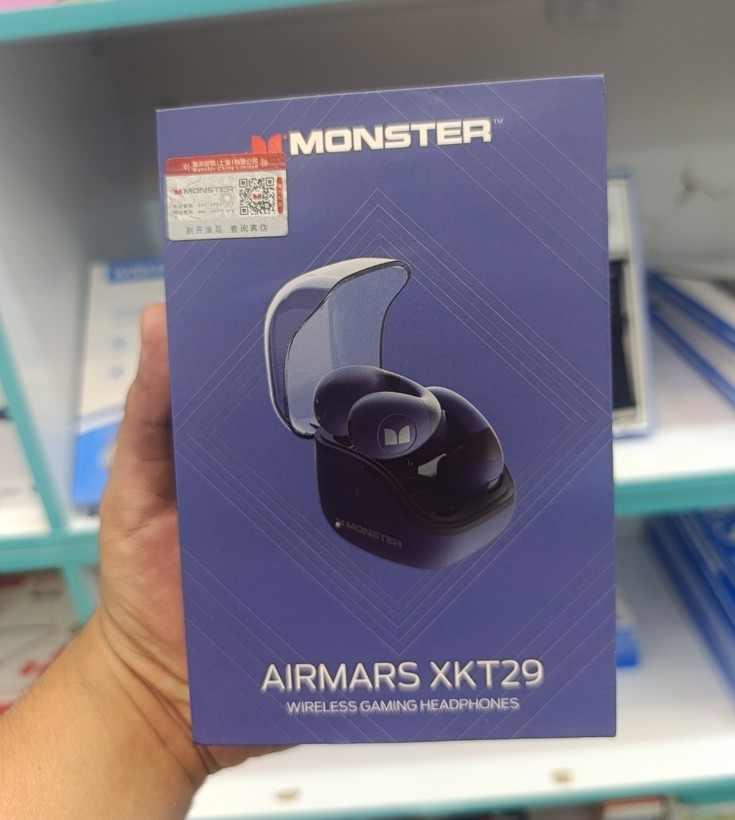 هندزفری بلوتوثی کلیپسی مدل XKT29 مانستر (MONSTER) مناسب ورزش